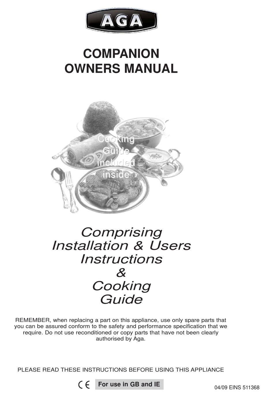 AGA COMPANION OWNER'S MANUAL Pdf Download | ManualsLib