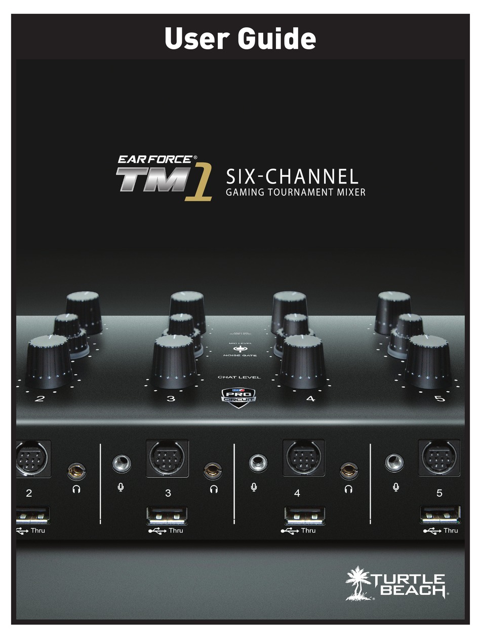 TURTLE BEACH EAR FORCE TM1 USER MANUAL 