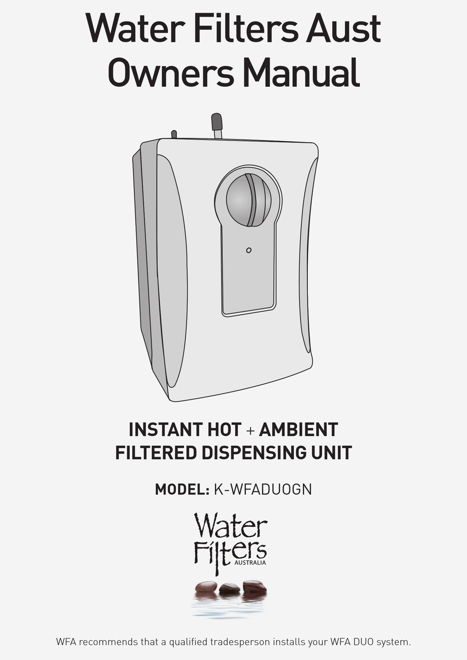 WATER FILTERS AUSTRALIA KWFADUOGN OWNER'S MANUAL Pdf Download ManualsLib