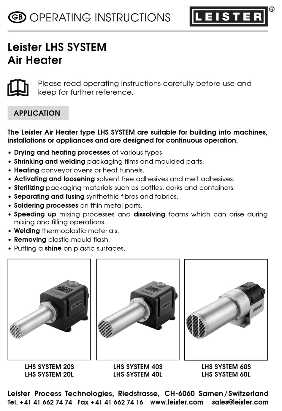 leister ch-6060 sarnen hot-air tool