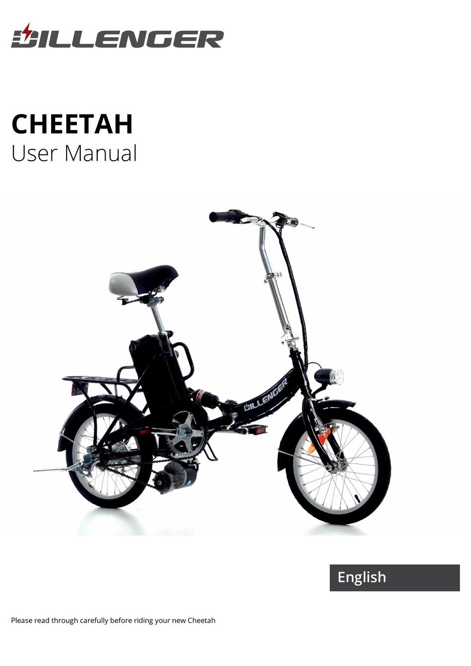 Dillenger cheetah 2024 folding electric bike