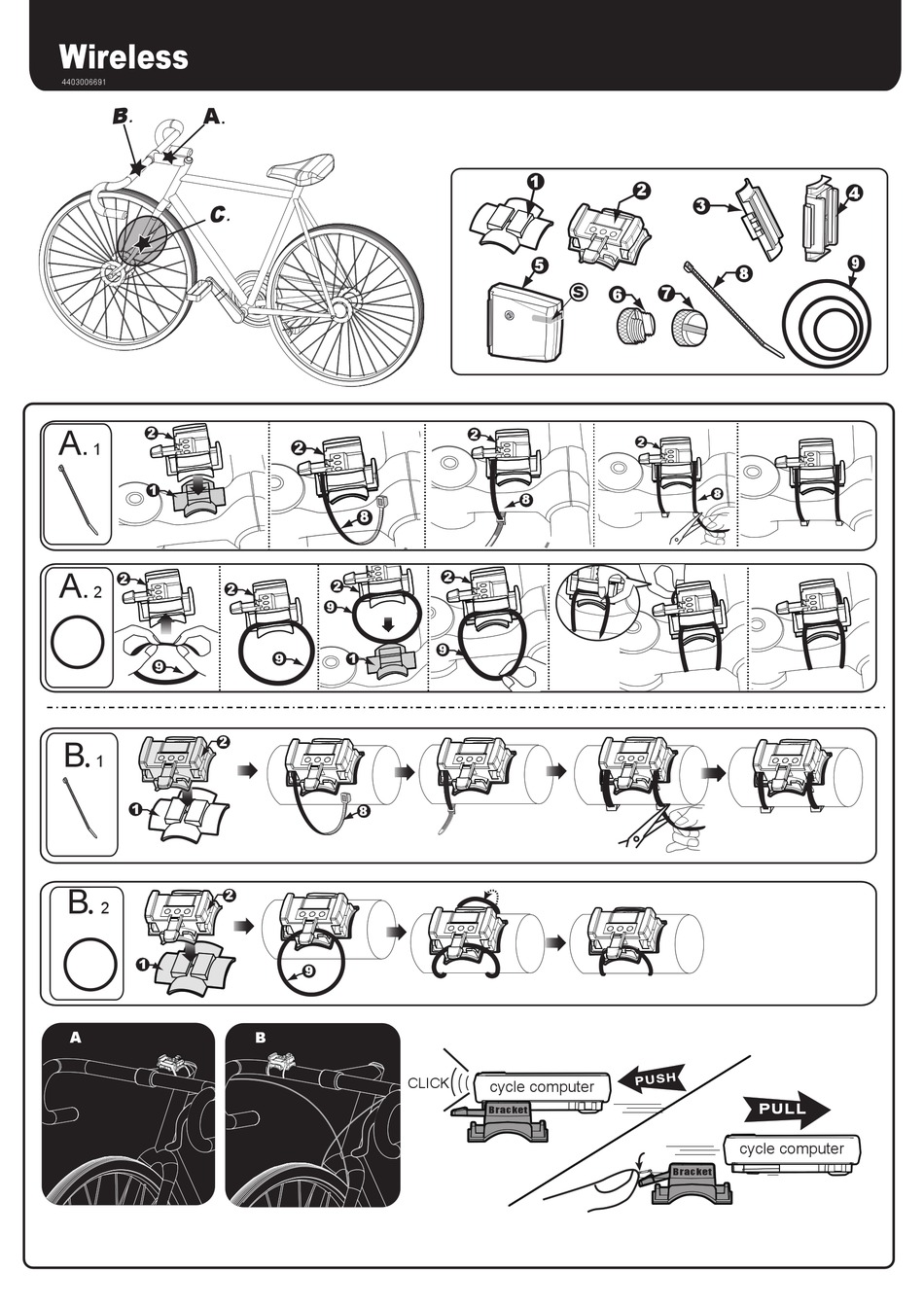 union 9wn cycle computer manual