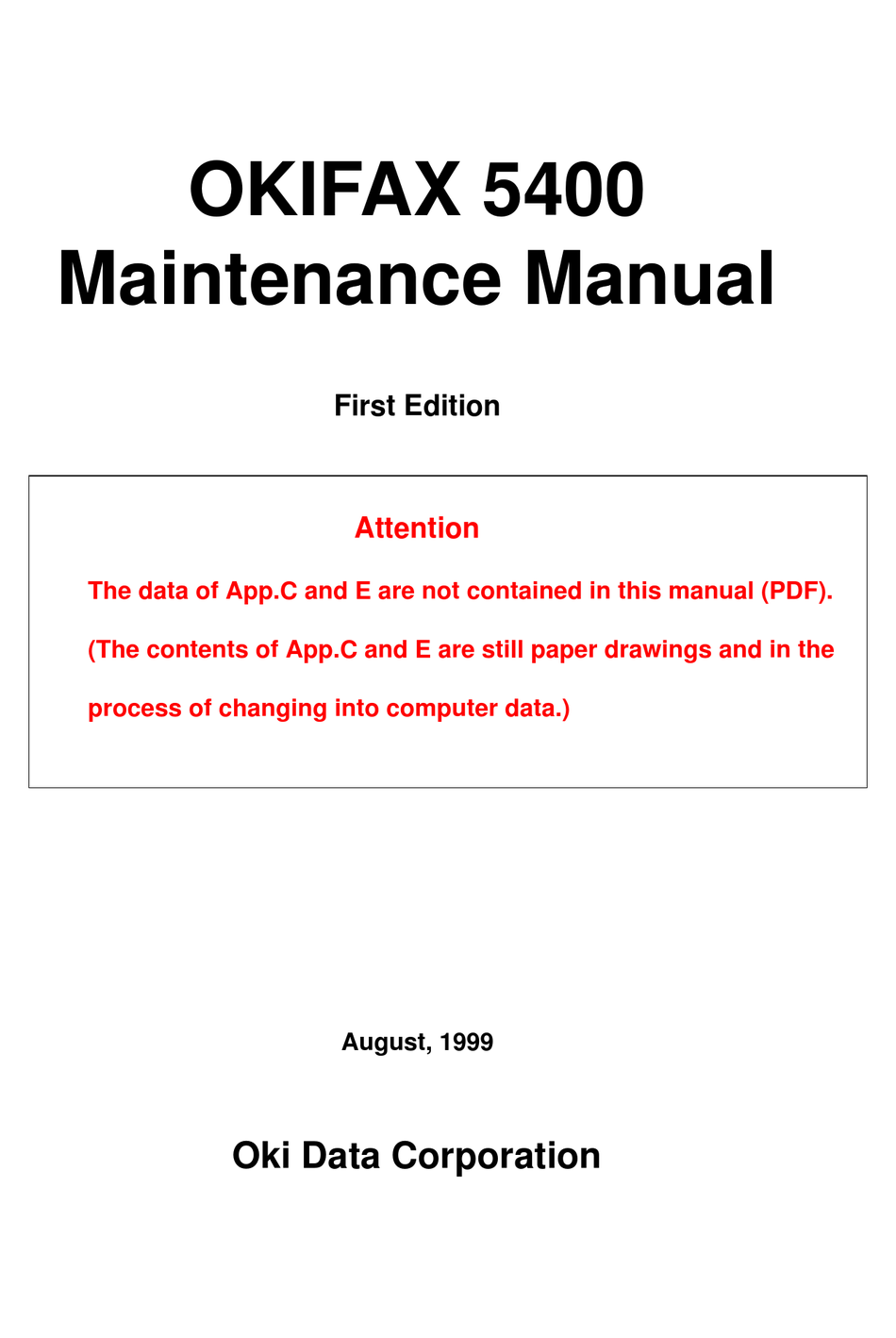 Oki Okifax Maintenance Manual Pdf Download Manualslib