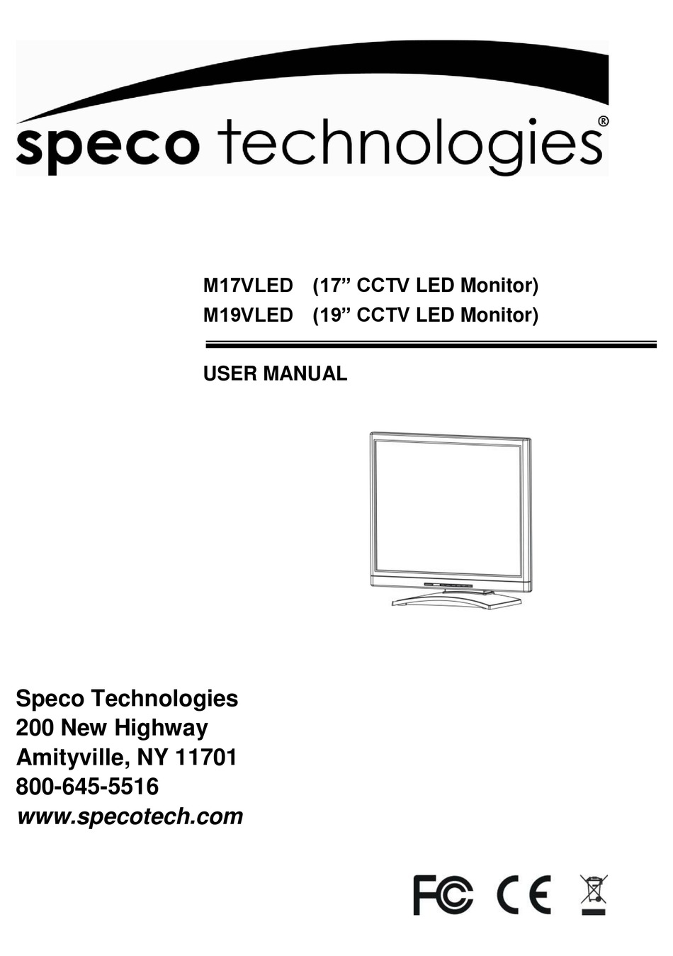 SPECO M17VLED USER MANUAL Pdf Download ManualsLib