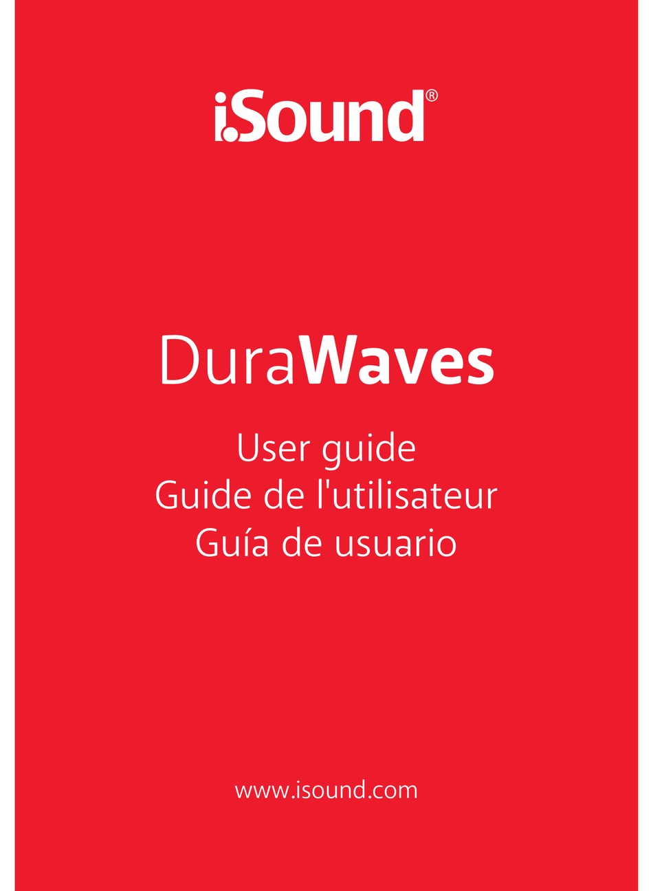 ISOUND DURAWAVES USER MANUAL Pdf Download | ManualsLib