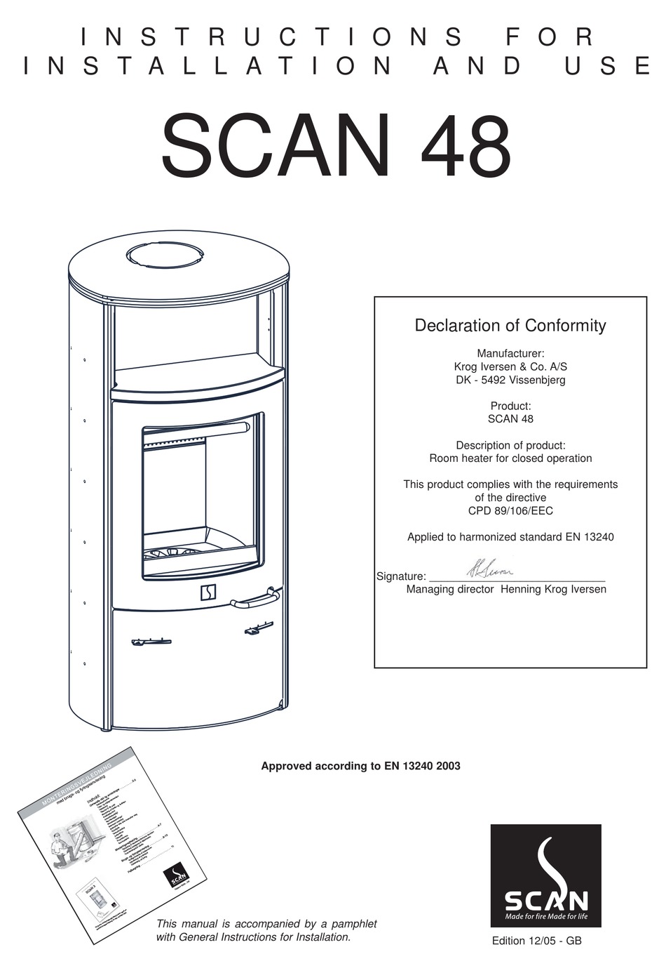 SCAN 48 INSTRUCTIONS FOR AND USE Pdf ManualsLib