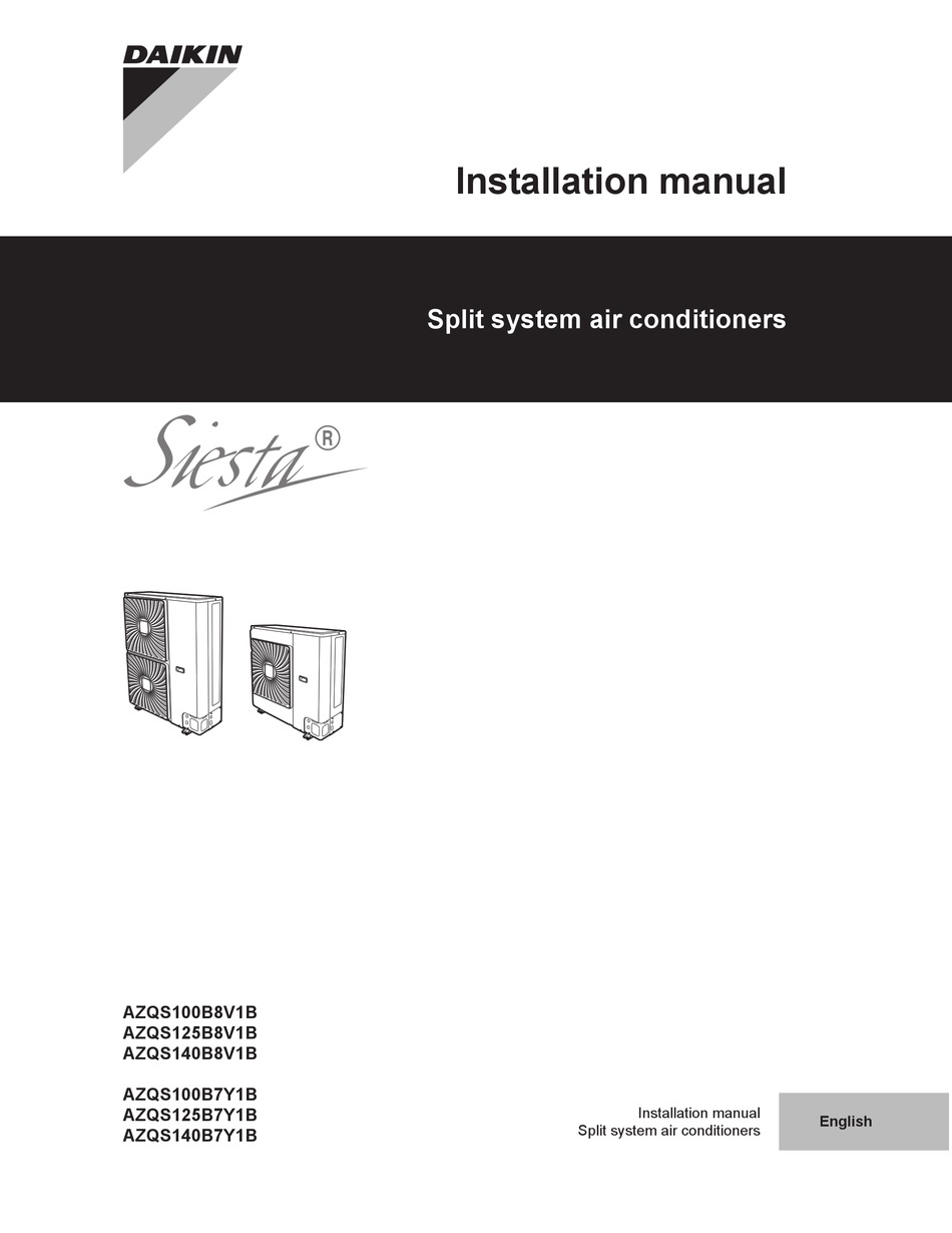 Installation manual. Инсталляция installation manual. Ремонтная карта сплит-системы. Rzqg125l8y1b настройка системы. Шаблон документации сплит системы.