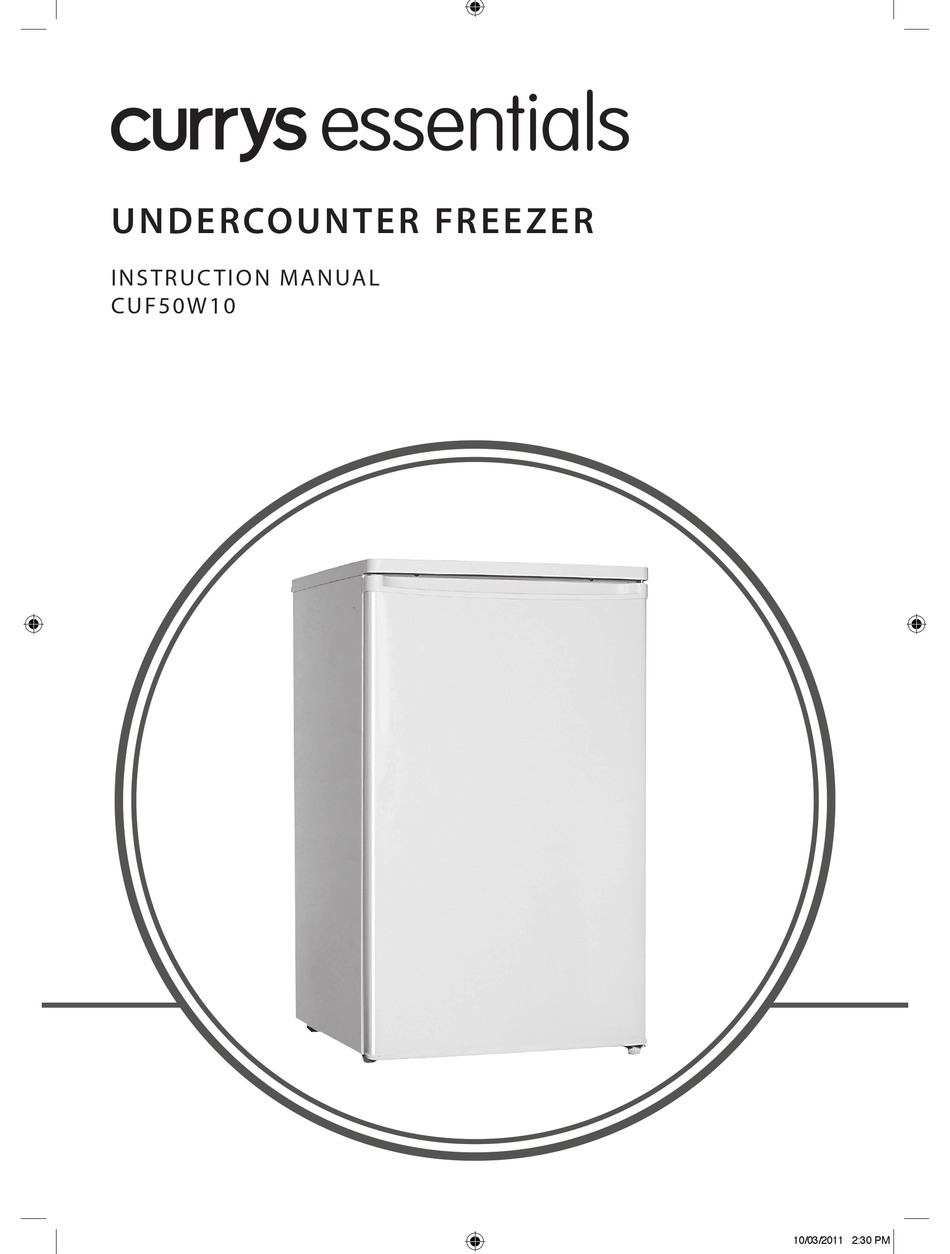 CURRYS ESSENTIALS CUF50W10 INSTRUCTION MANUAL Pdf Download ManualsLib