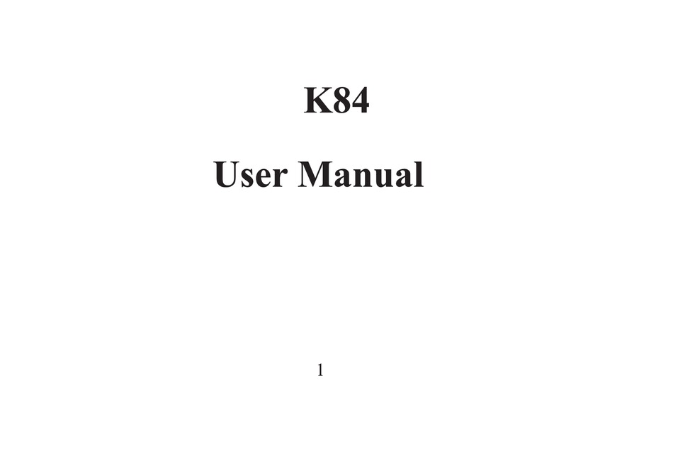 KARBONN K84 USER MANUAL Pdf Download ManualsLib