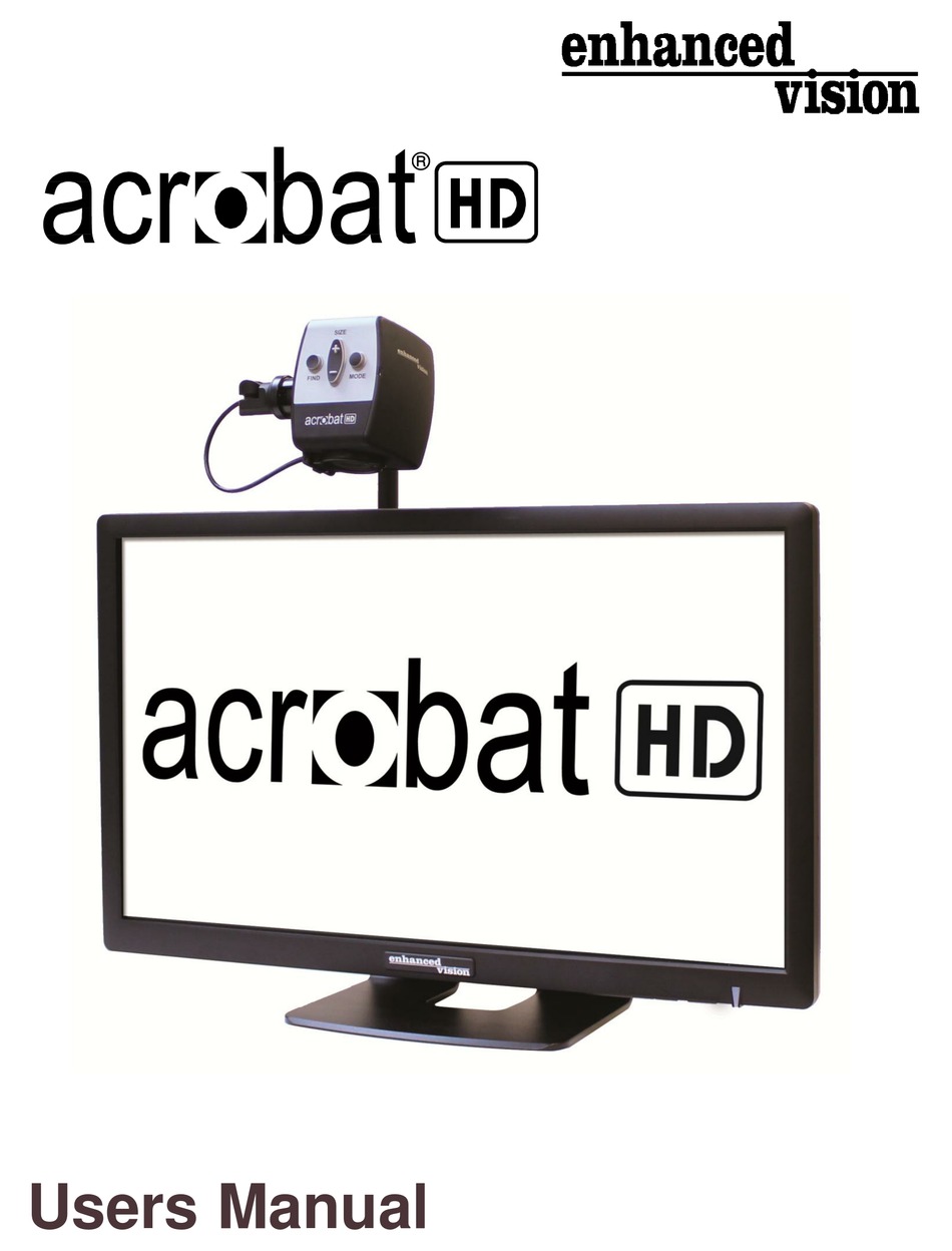 ENHANCED VISION ACROBAT HD USER MANUAL Pdf Download | ManualsLib