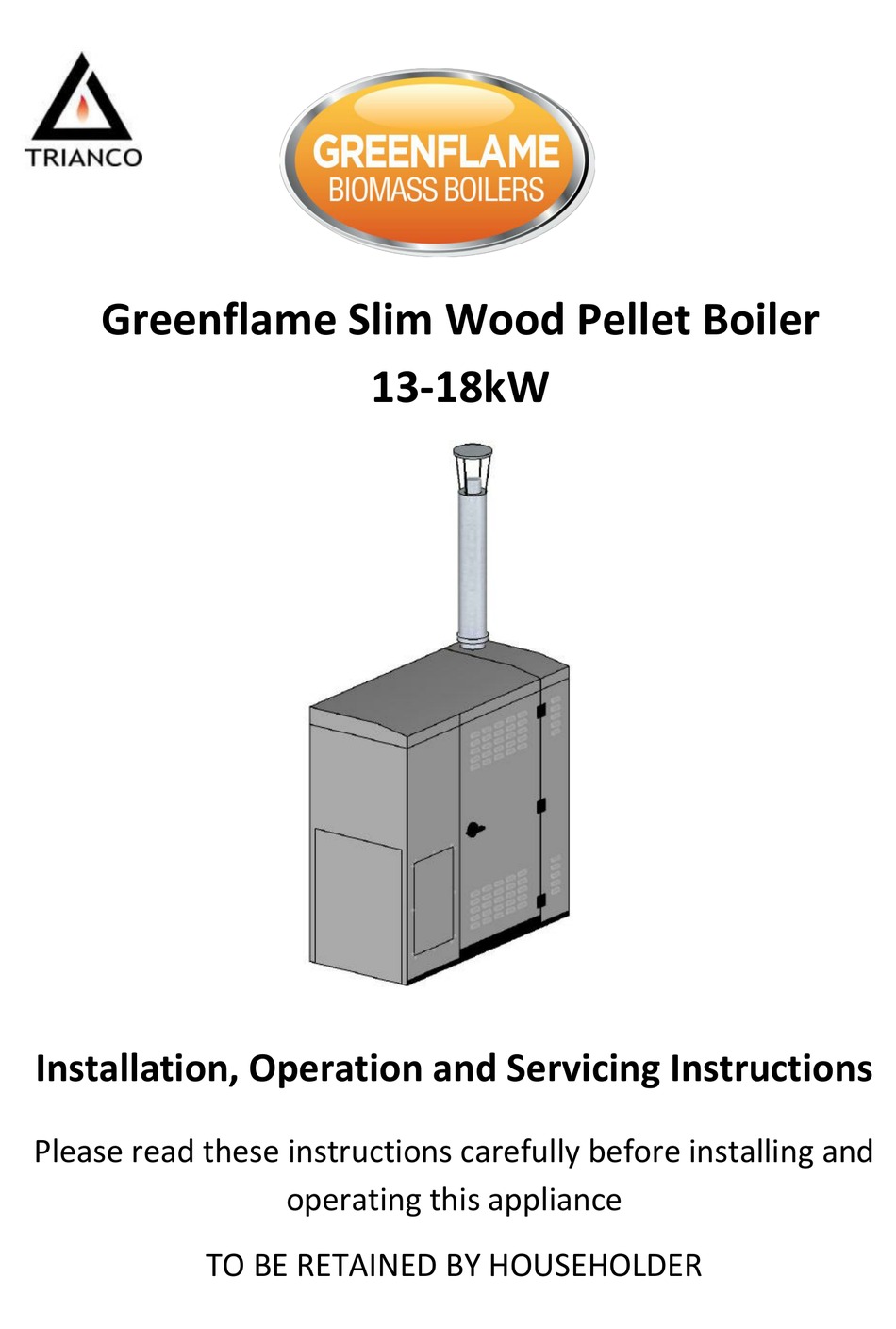 TRIANCO GREENFLAME 13KW INSTALLATION, OPERATION AND SERVICING INSTRUCTIONS  Pdf Download | ManualsLib