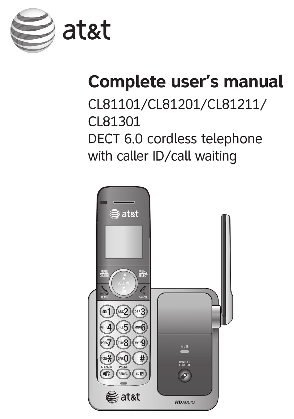 AT&T CL81101 USER MANUAL Pdf Download | ManualsLib