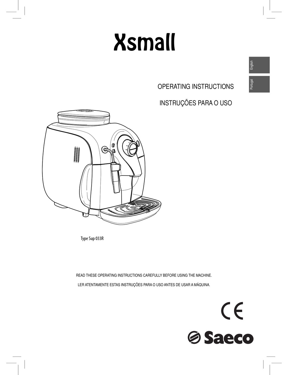 User manual Philips Saeco Xsmall HD8743 (English - 48 pages)