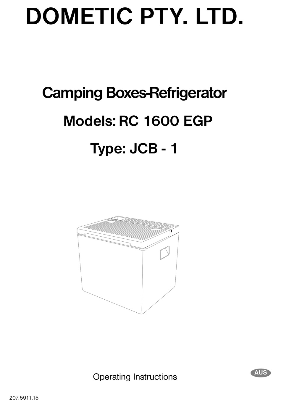 Dometic Rc 1600 Egp Operating Instructions Manual Pdf Download Manualslib