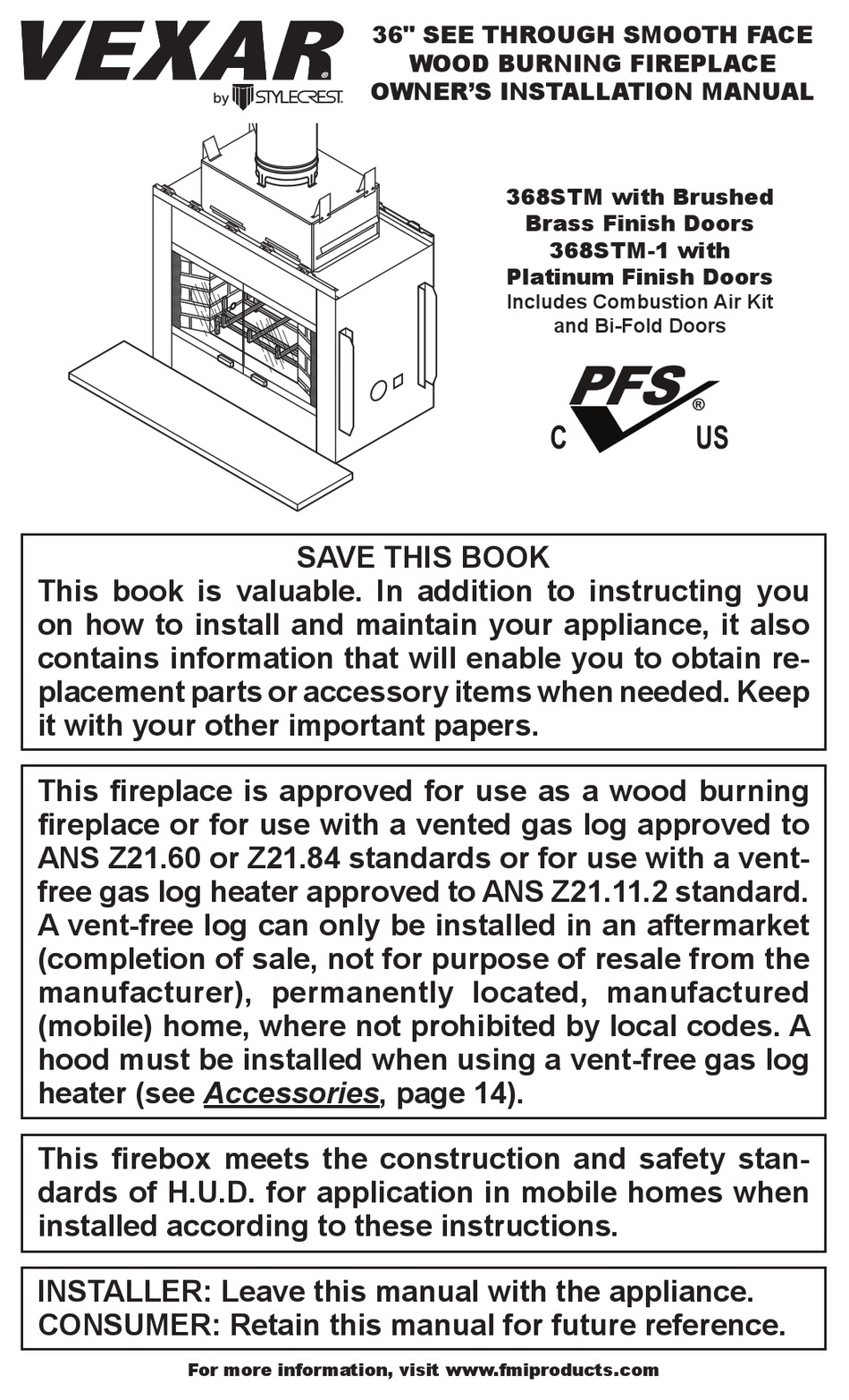 VEXAR 368STM1 OWNERS & INSTALLATION MANUAL Pdf Download ManualsLib