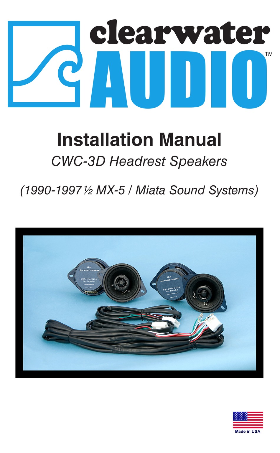 Clearwater Audio Cwc 3d Installation Manual Pdf Download Manualslib