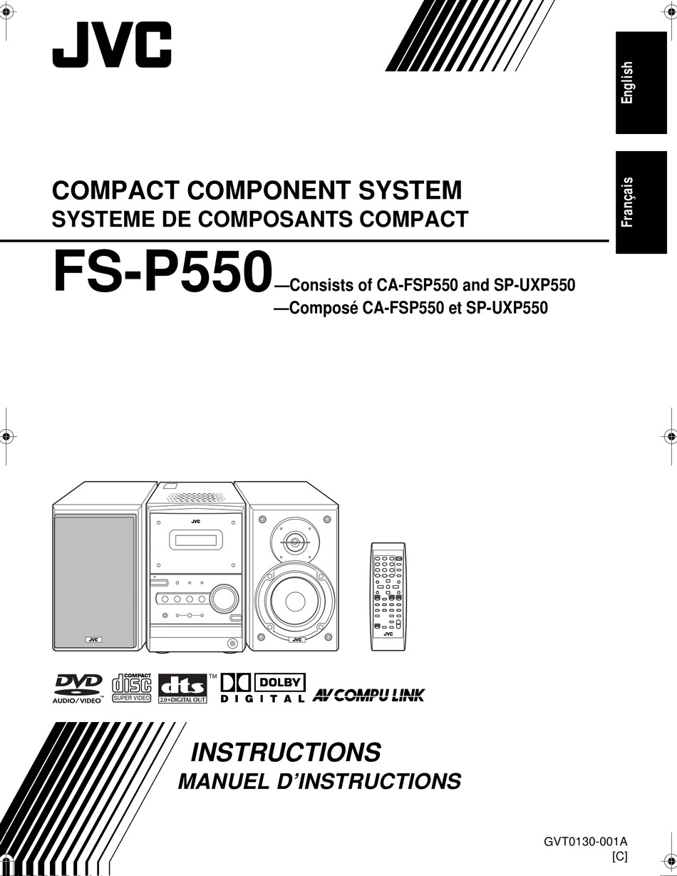 JVC FSP550 INSTRUCTIONS FOR USE MANUAL Pdf Download ManualsLib