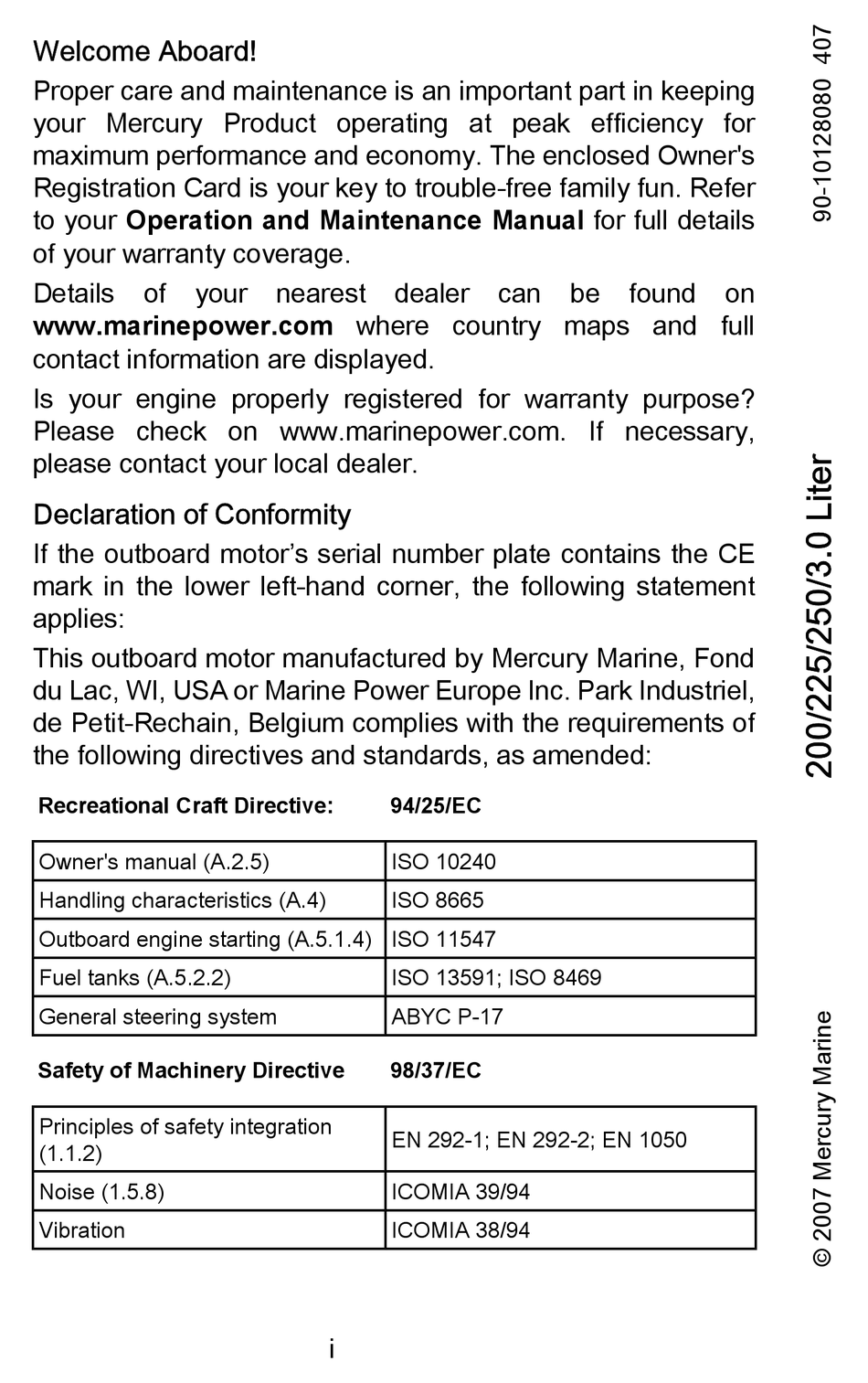 MERCURY 200 USER MANUAL Pdf Download | ManualsLib