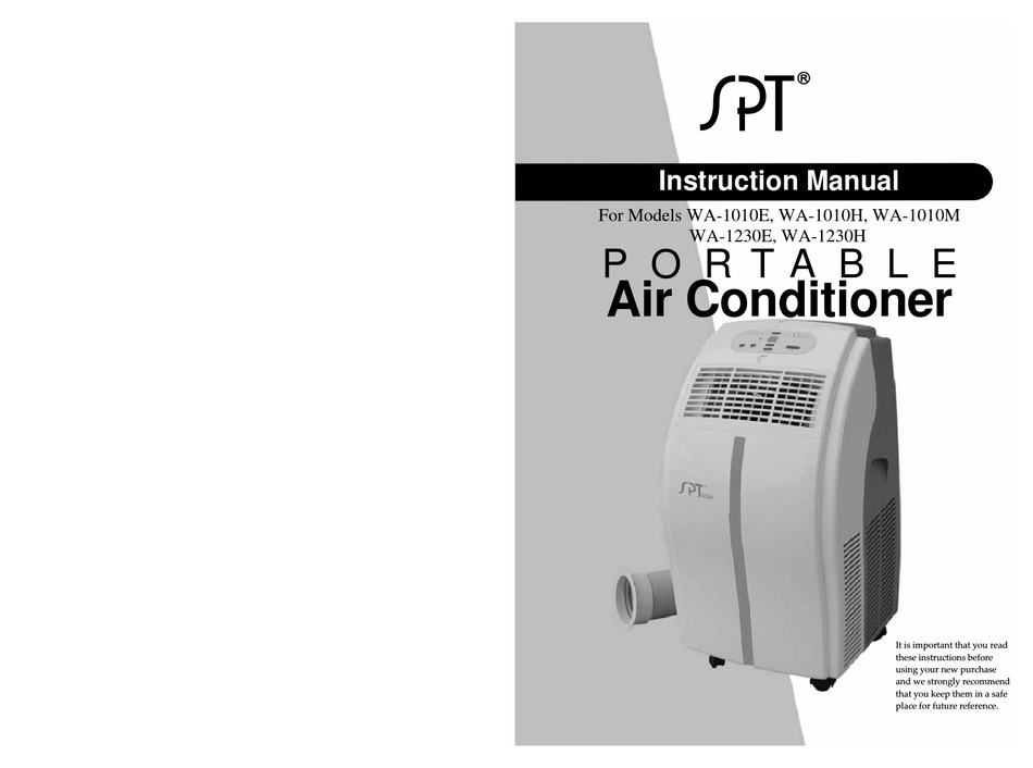 SPT WA-1010E INSTRUCTION MANUAL Pdf Download | ManualsLib