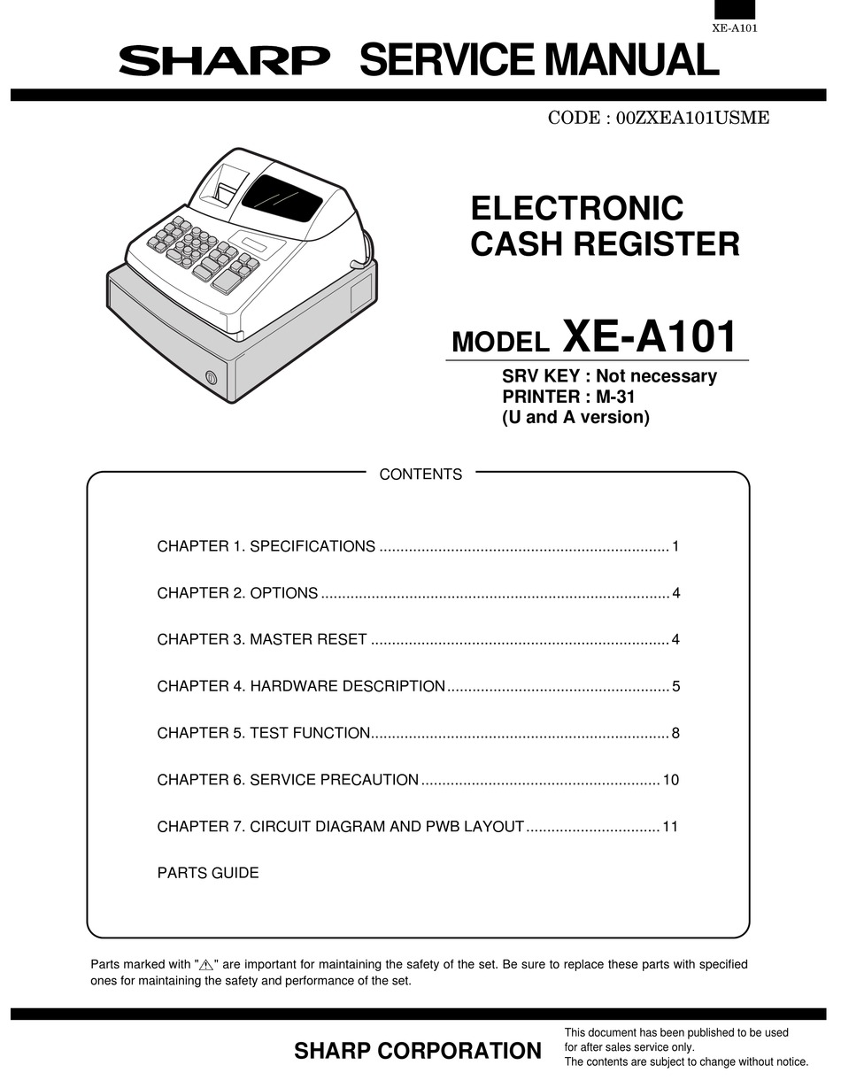 Sharp testing. Service manual. sharp xe a 177 manual. sharp 9191 service manual. sharpy manual.