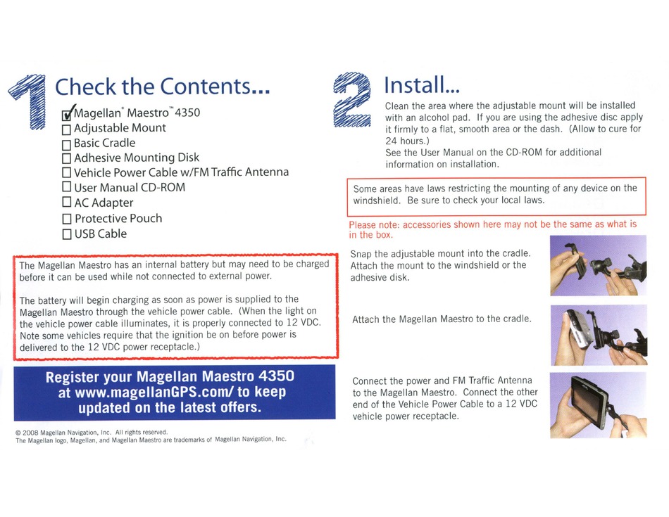 Magellan Maestro 4350 Installation Manual Pdf Download Manualslib