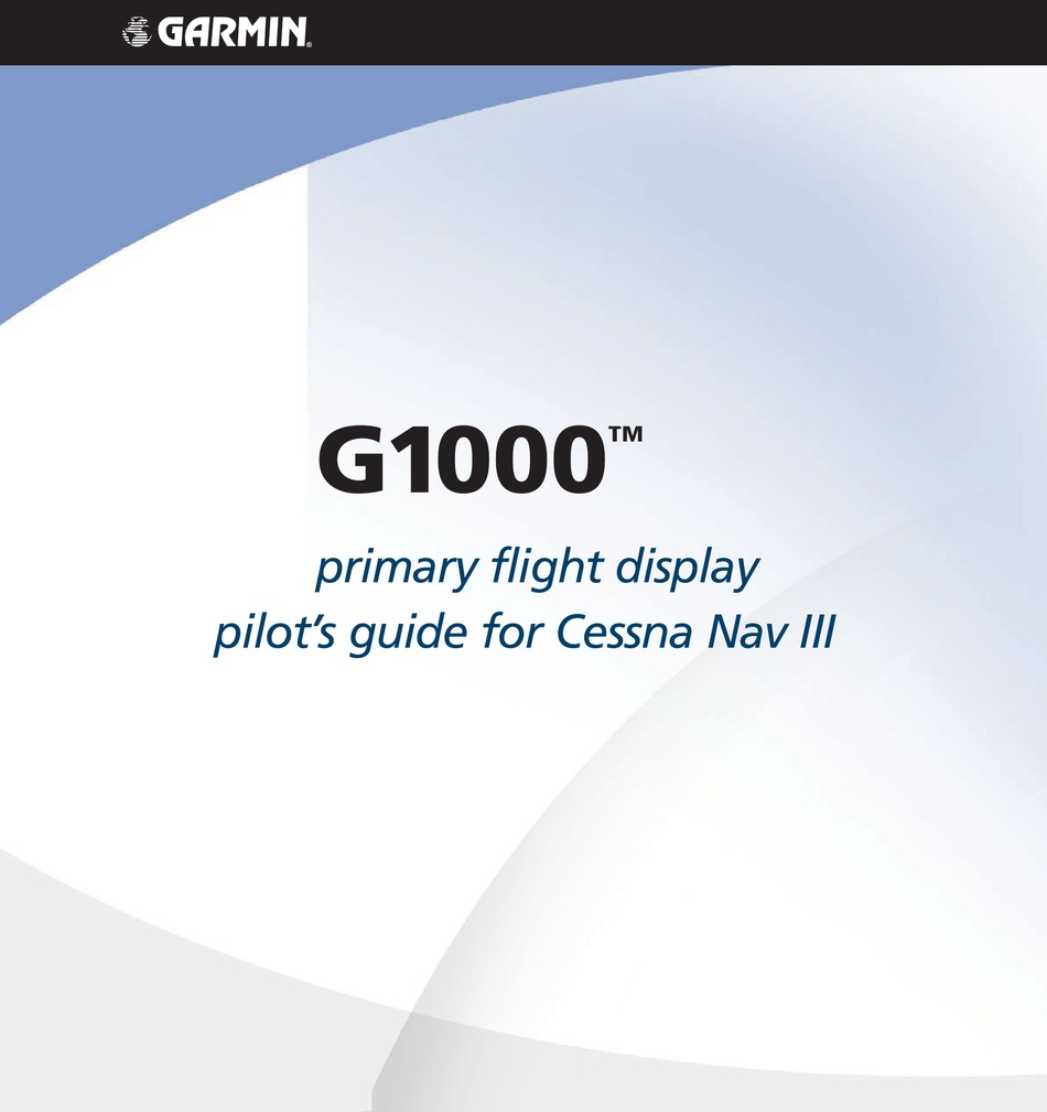 GARMIN G1000 PILOT'S MANUAL Pdf Download ManualsLib