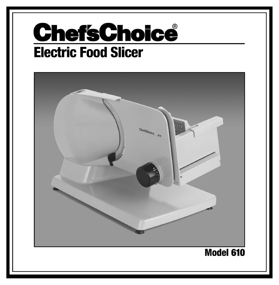 Chef S Choice 610 Owner S Manual Pdf Download Manualslib