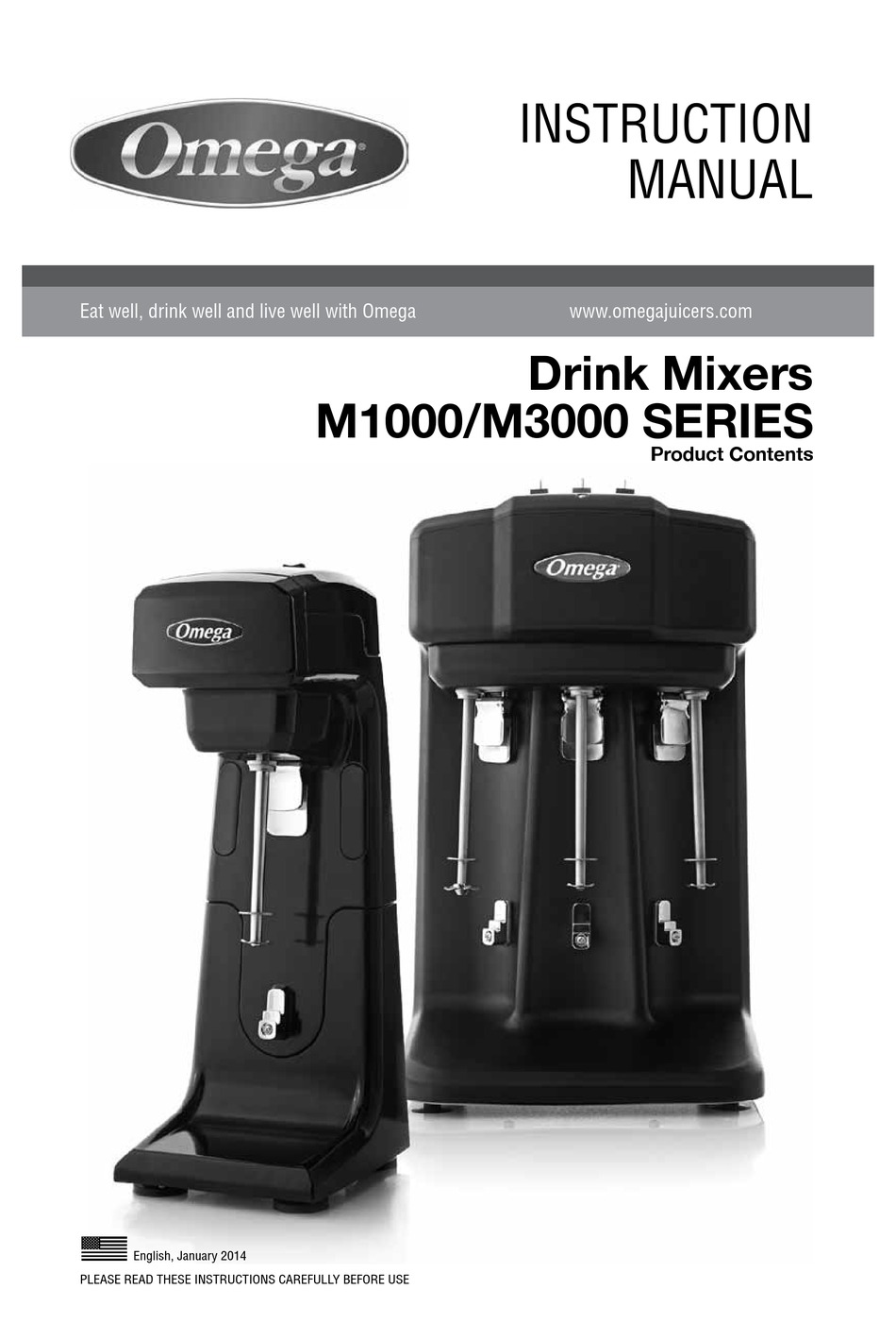 OMEGA M1000 SERIES INSTRUCTION MANUAL Pdf Download ManuaLib