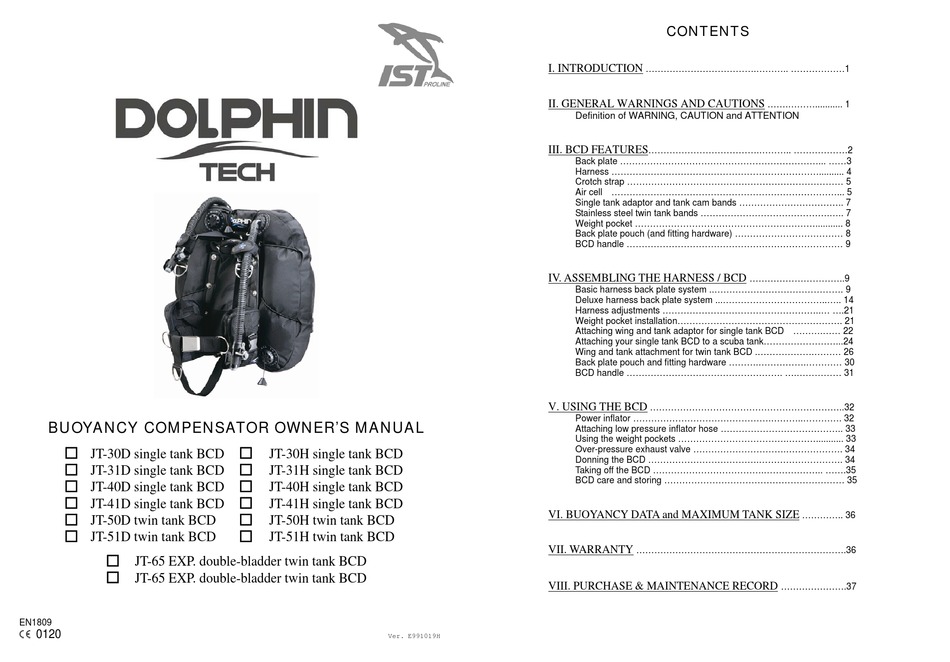 Ist Dolphin Tech Jt 30d Owner S Manual And Reference Manual Pdf Download Manualslib