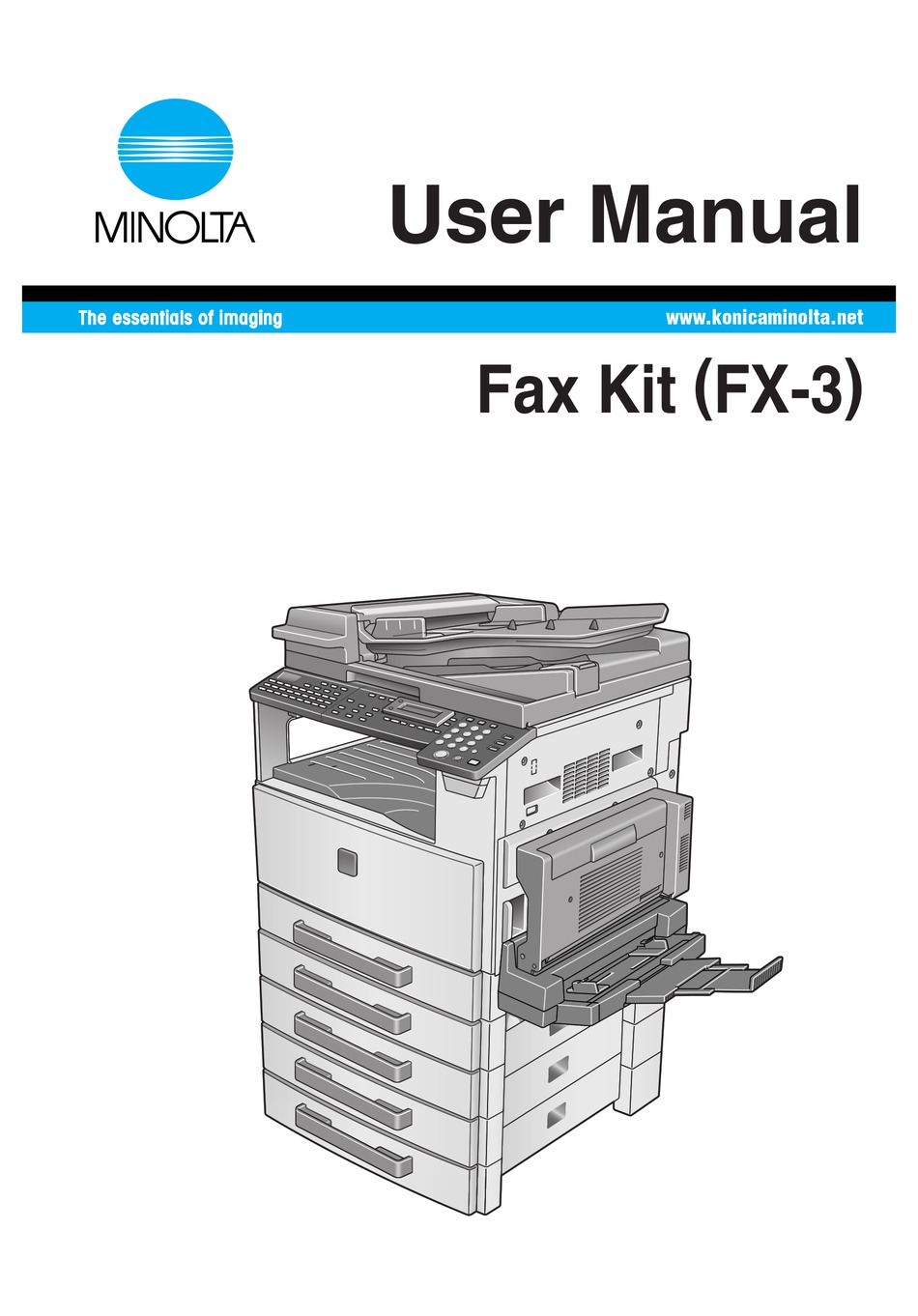 KONICA MINOLTA FAX KIT (FX3) USER MANUAL Pdf Download ManualsLib