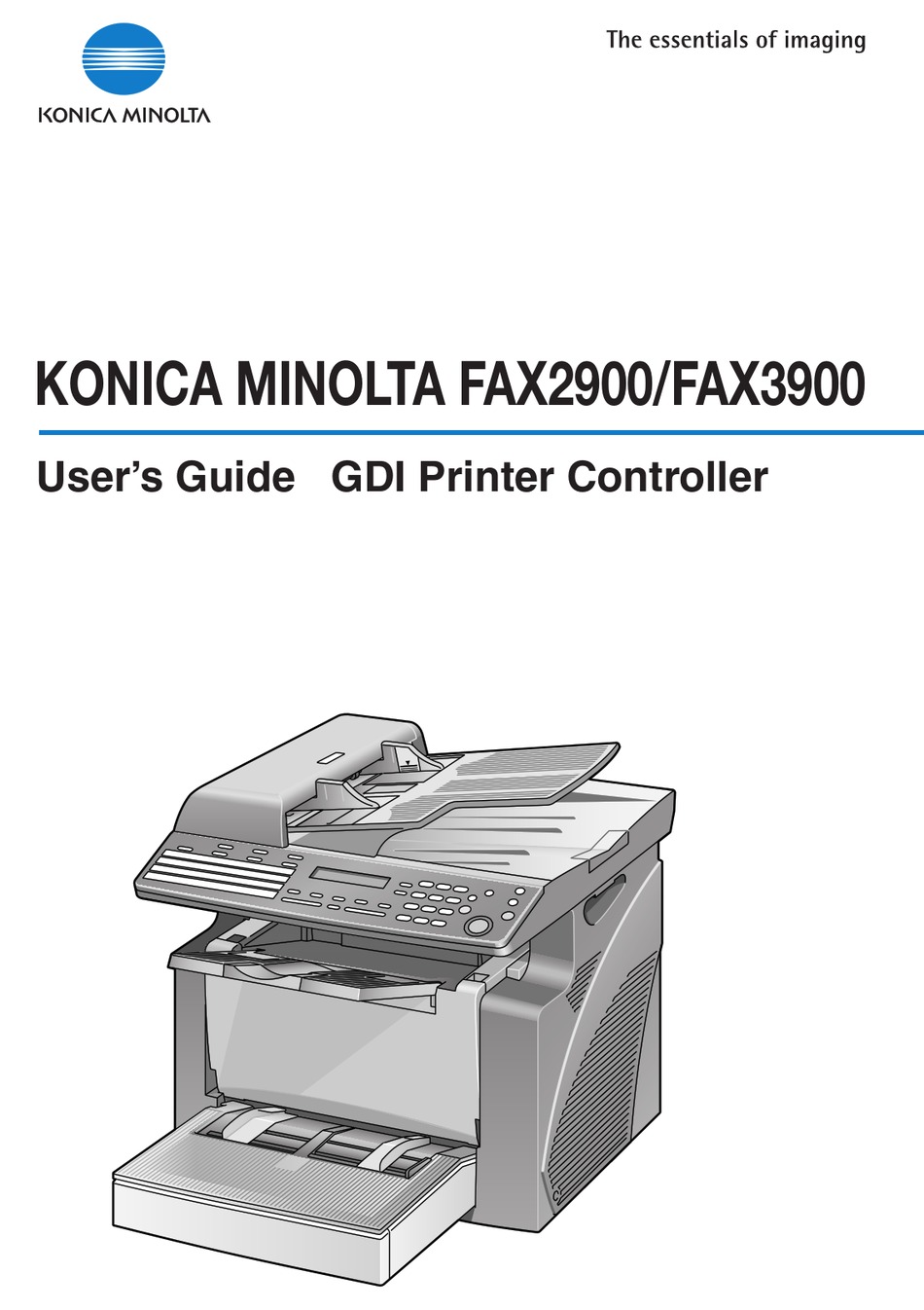 Konica Minolta Fax2900 Fax3900 User Manual Pdf Download Manualslib