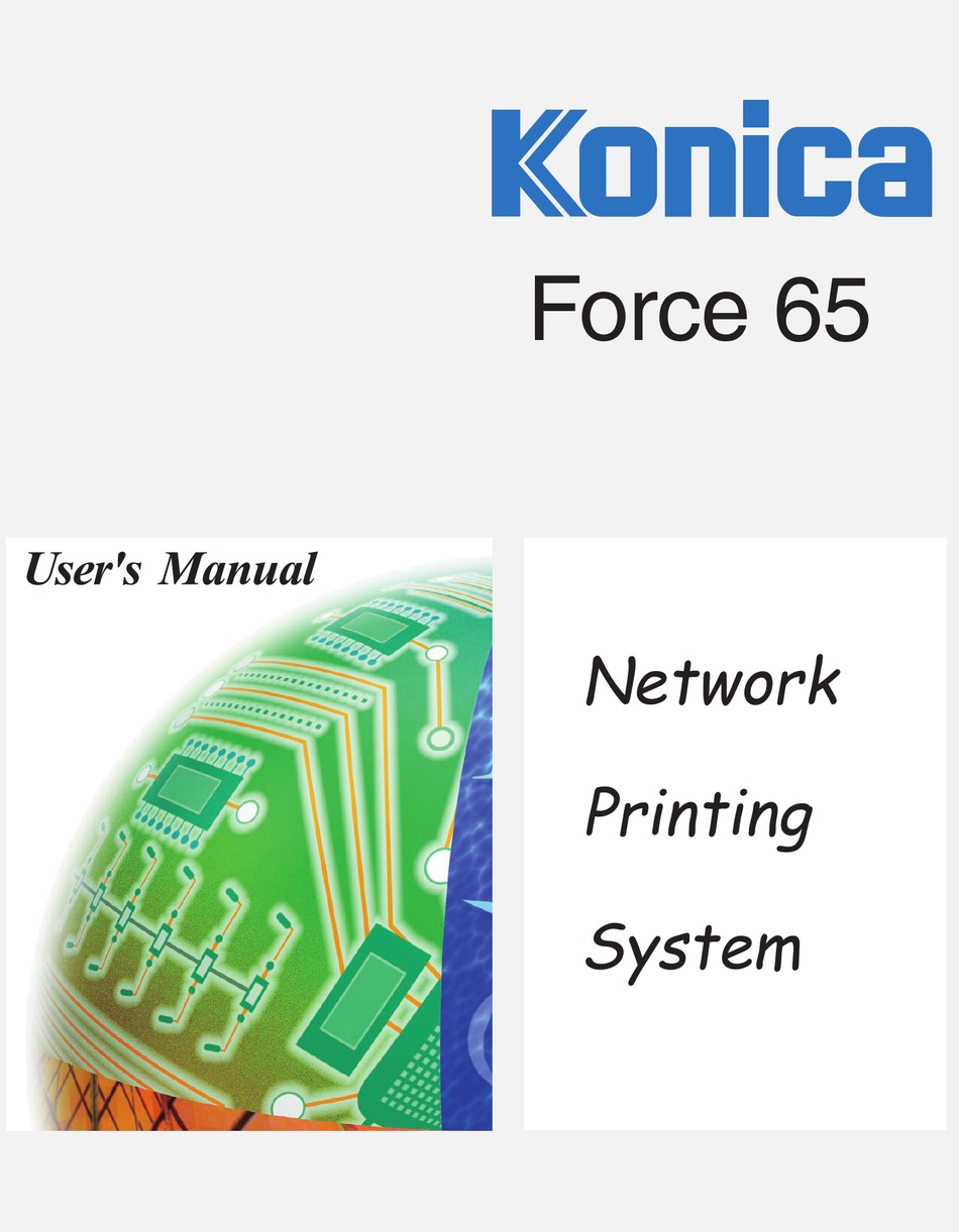 KONICA MINOLTA NETWORK PRINTER USER MANUAL Pdf Download ManualsLib