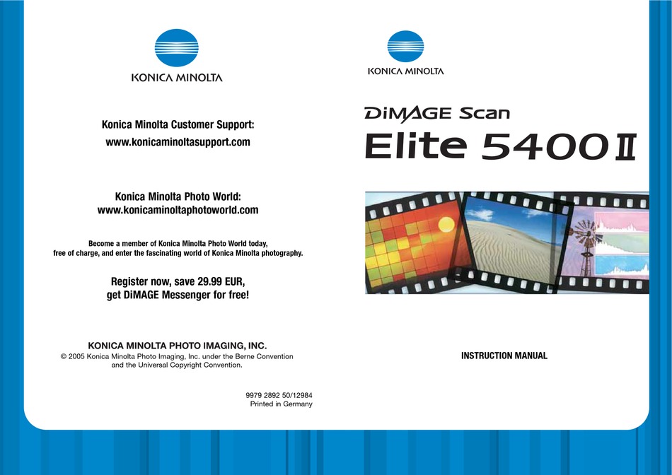 konica minolta dimage scan elite 5400 ii driver for mac