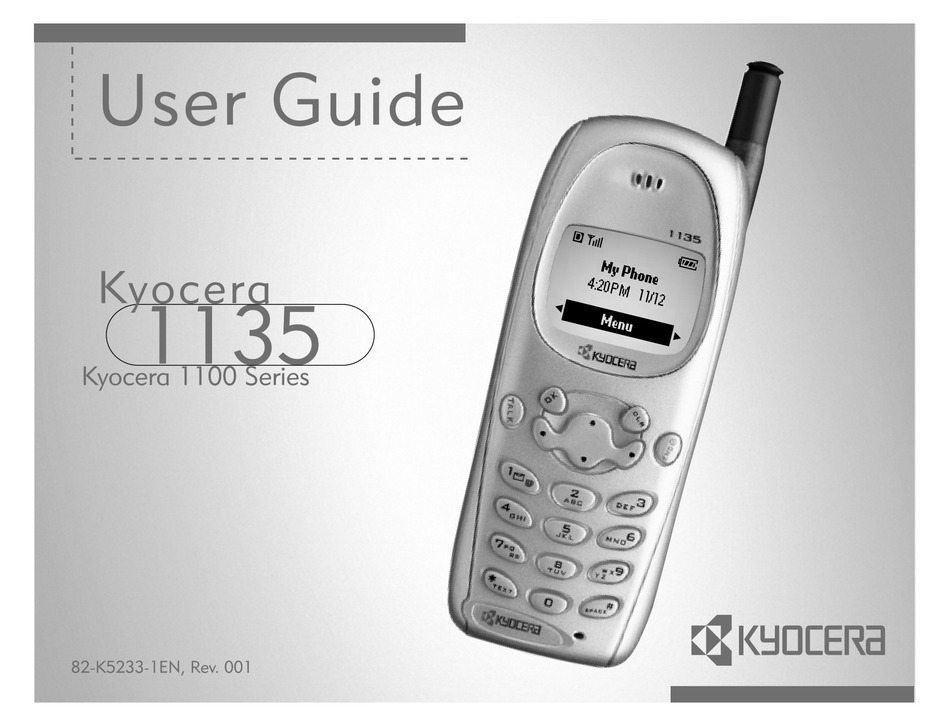 Серый фон kyocera 1135