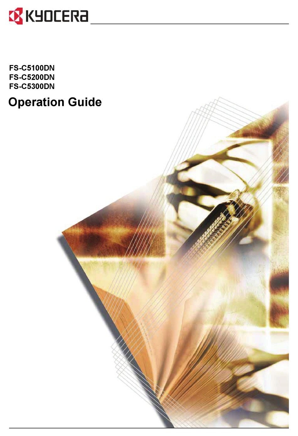 Kyocera Fs C5100dn Operation Manual Pdf Download Manualslib