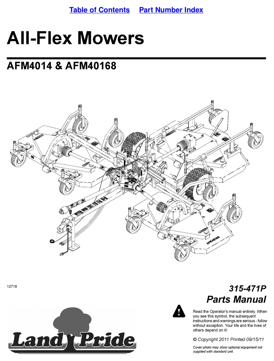 LAND PRIDE AFM4014 PARTS MANUAL Pdf Download ManualsLib