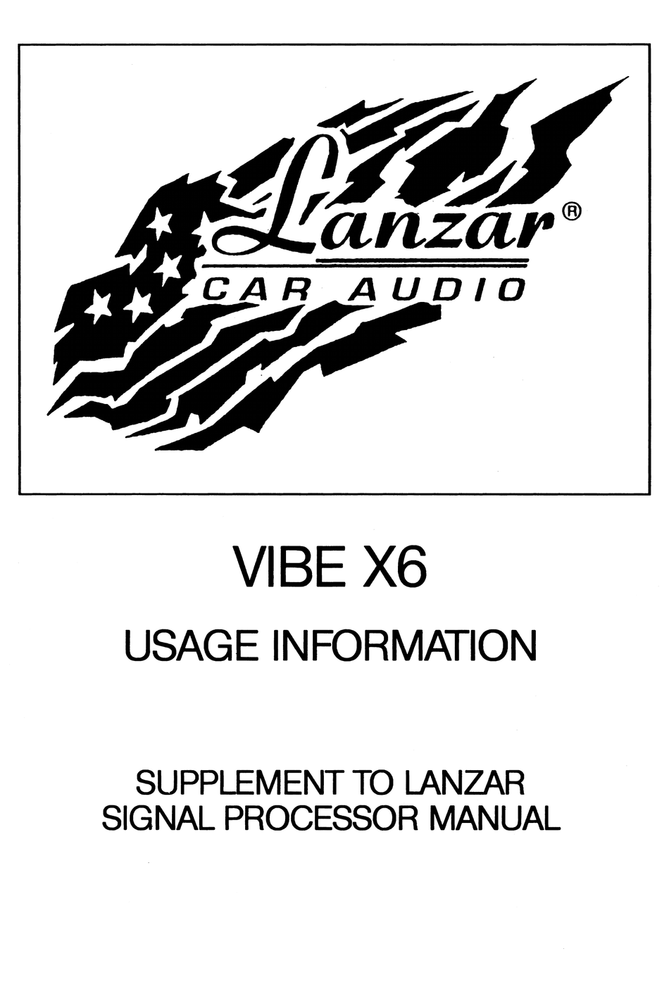 LANZAR VIBE X6 USER MANUAL Pdf Download | ManualsLib