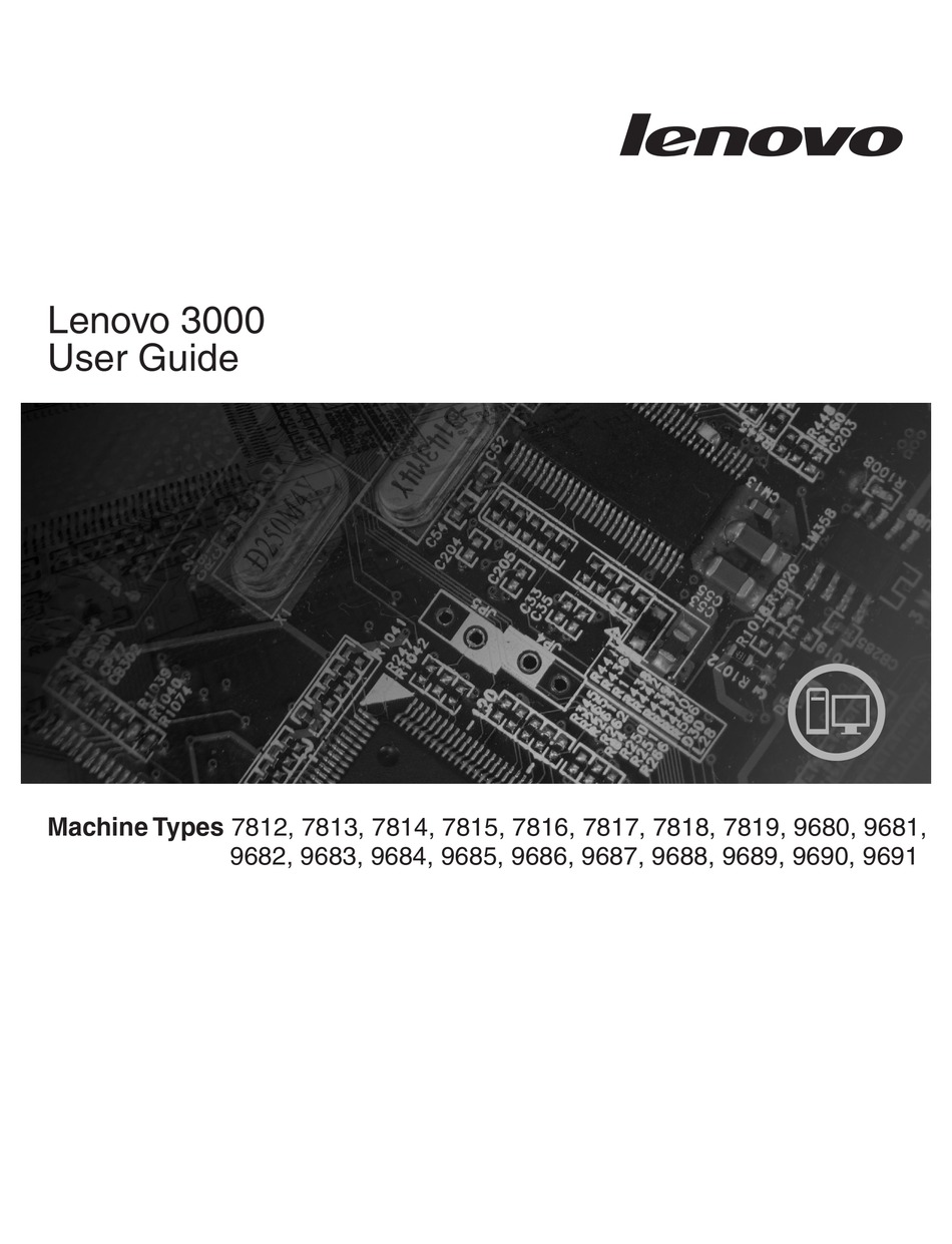 Lenovo 7813 User Manual Pdf Download Manualslib