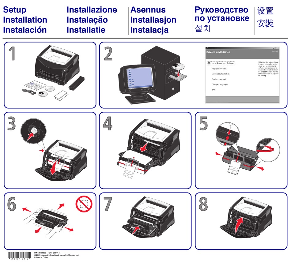 LEXMARK 28S1855 SETUP & INSTALLATION Pdf Download ManualsLib