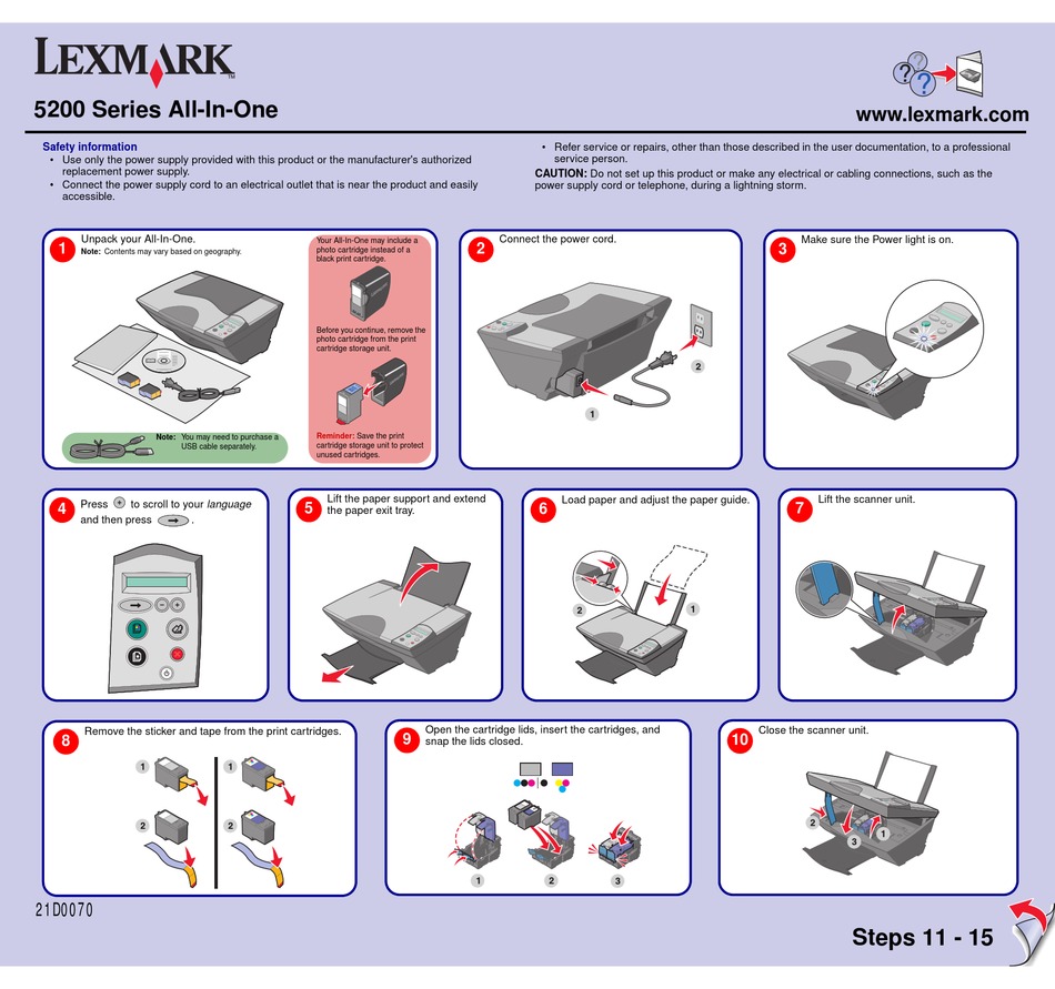 lexmark 5400 series lexmark 5400 series