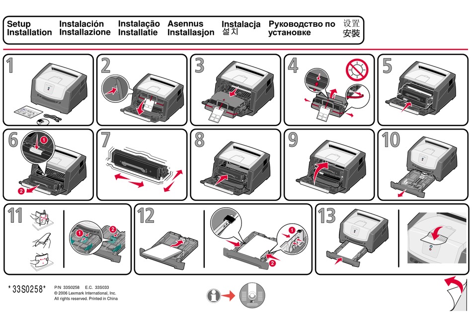 LEXMARK P/N 33S0258 INSTALLATION Pdf Download ManualsLib