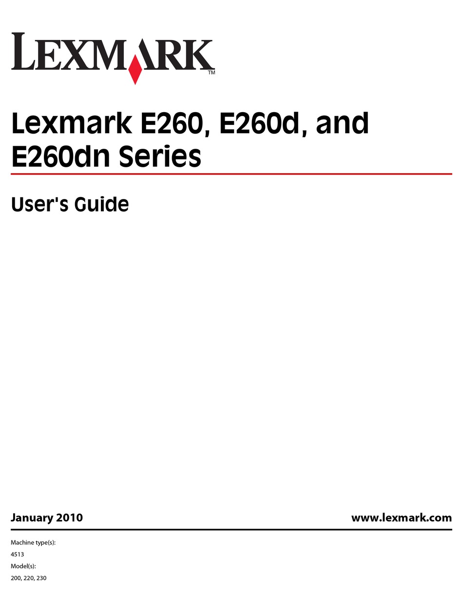 lexmark e260d