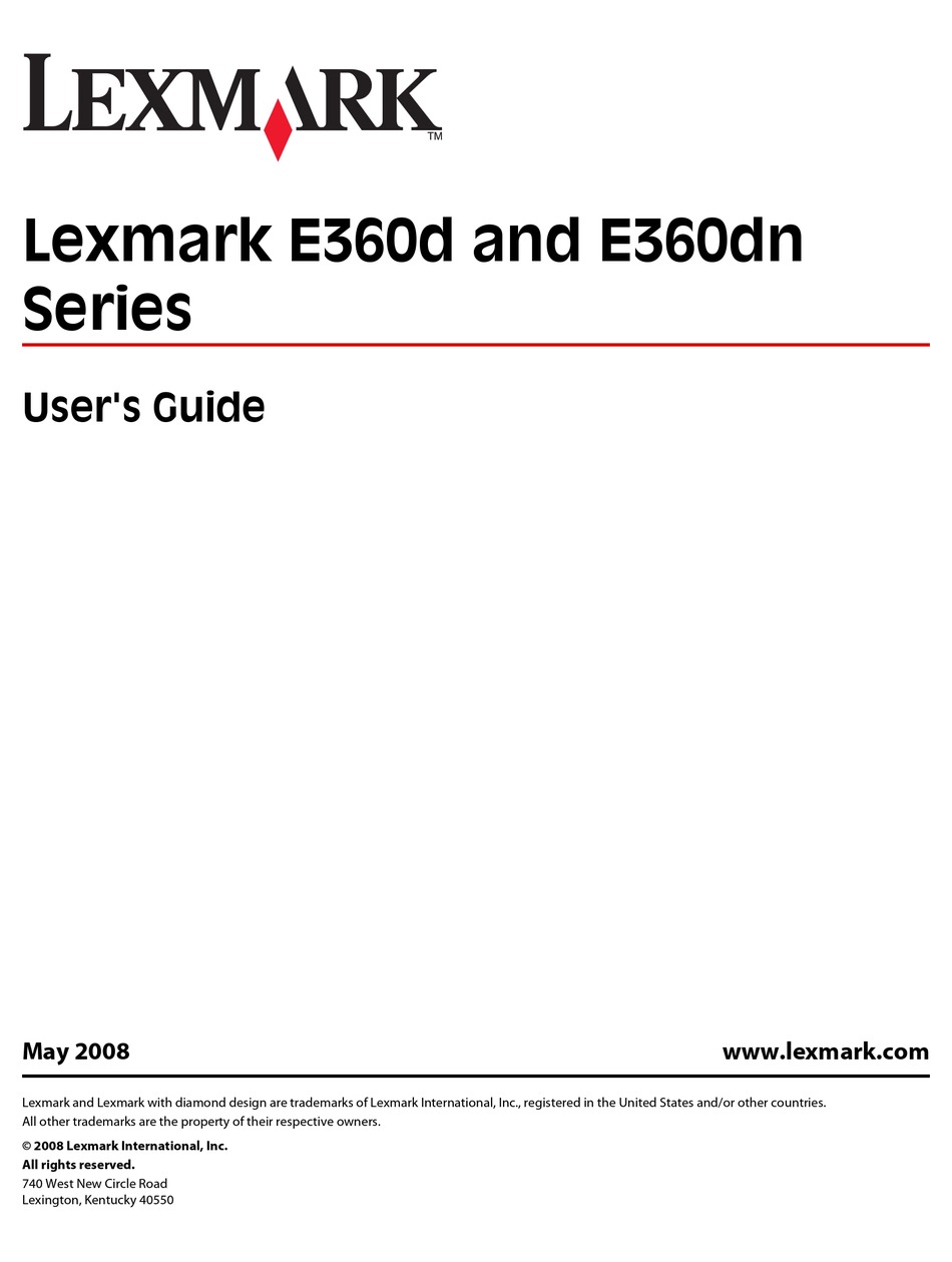 lexmark e360d