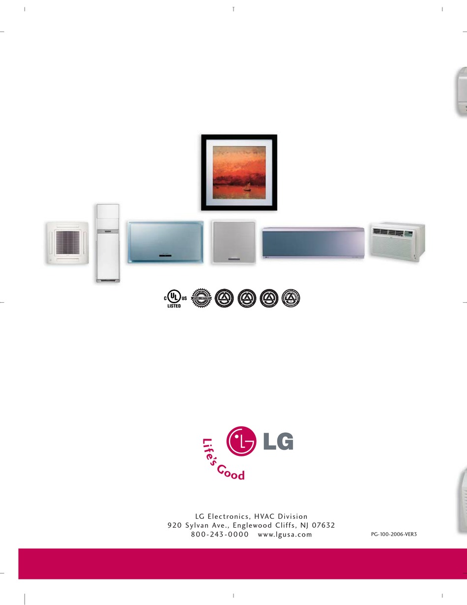 LG PG1002006VER3 PRODUCT MANUAL Pdf Download ManualsLib