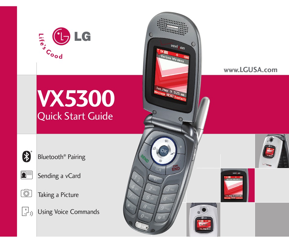 LG VX5300 QUICK START MANUAL Pdf Download | ManualsLib