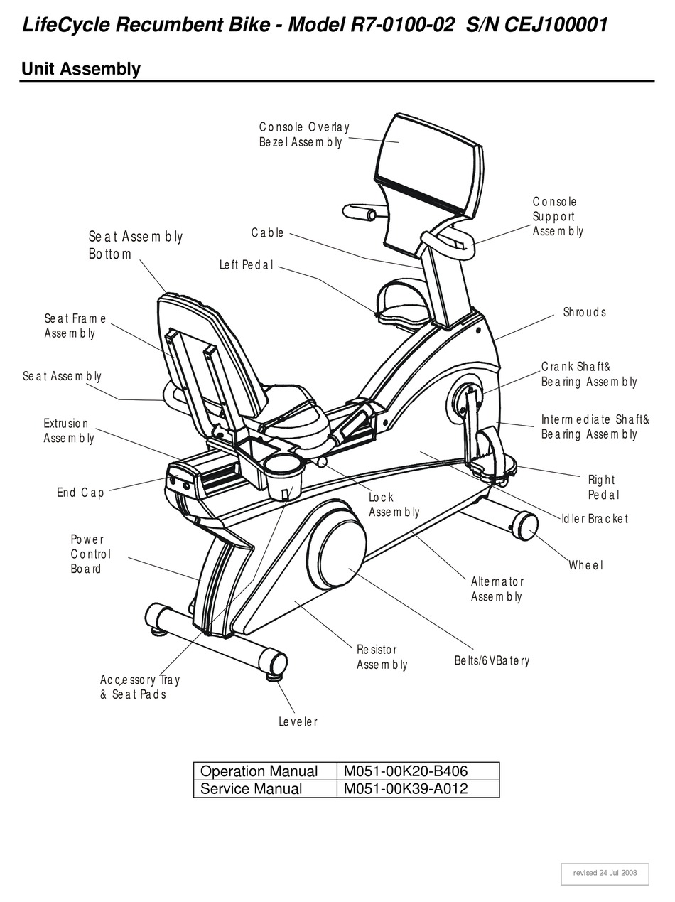 Life cycle r7i recumbent best sale exercise bike