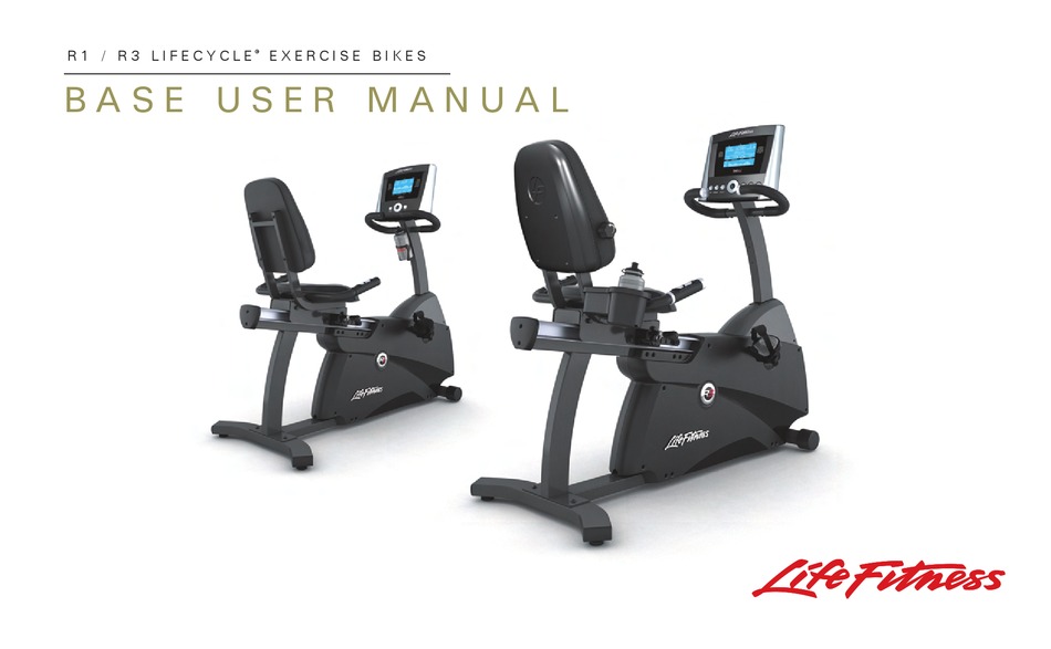 LIFE FITNESS EXERCISE BIKES USER MANUAL 