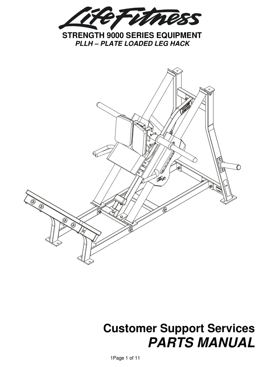 LIFE FITNESS 9000 SERIES PARTS MANUAL Pdf Download ManualsLib