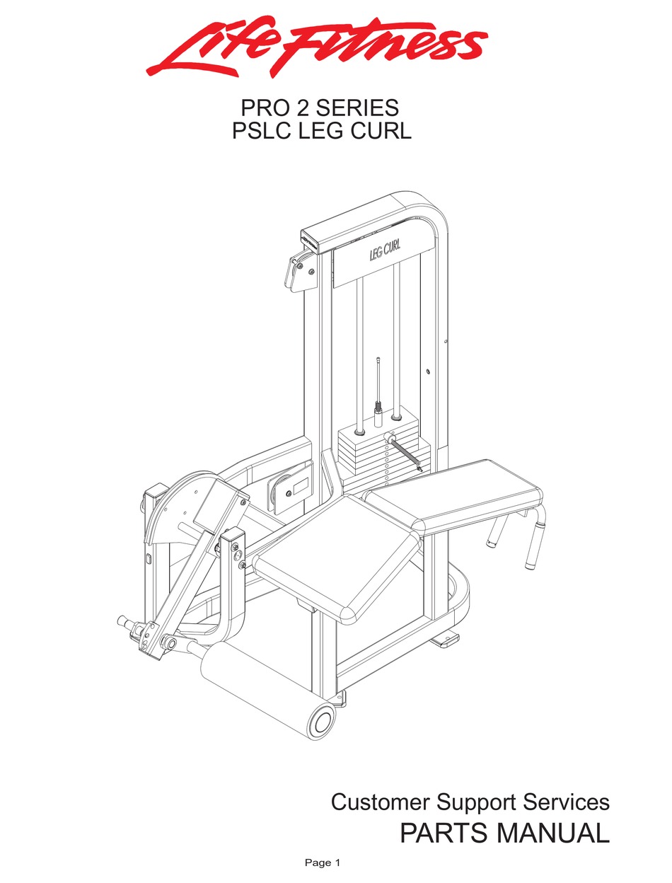LIFE FITNESS PSLC PARTS MANUAL Pdf Download | ManualsLib