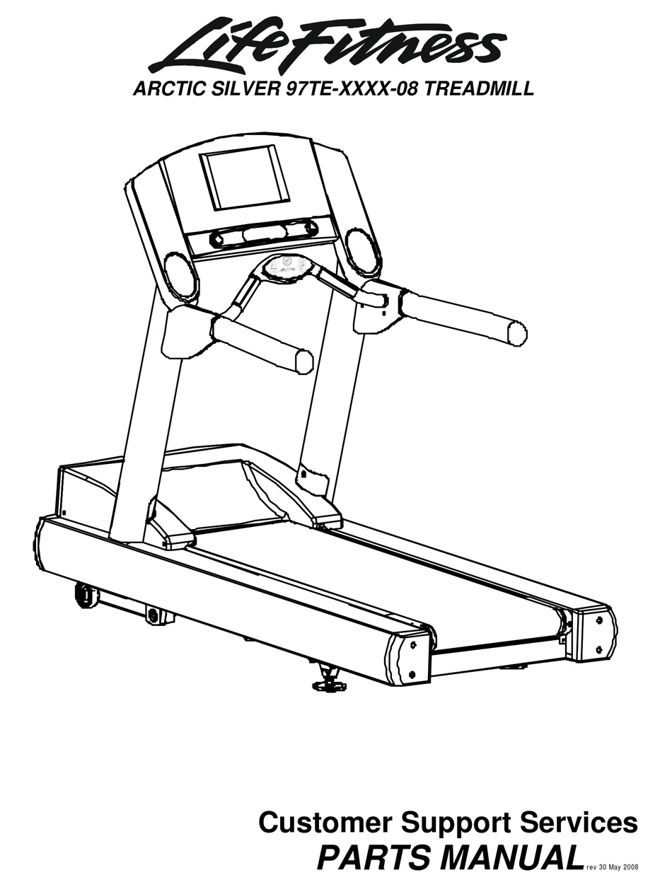 LIFE FITNESS ARCTIC SILVER 97TE-XXXX-08 PARTS MANUAL Pdf Download
